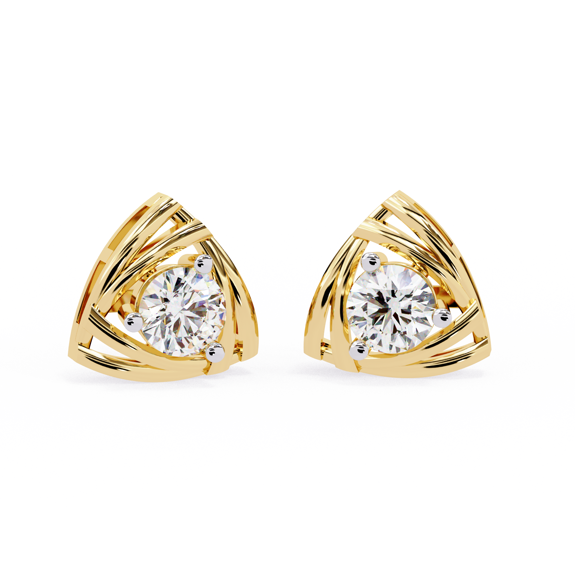 Evergreen Traingle Earrings
